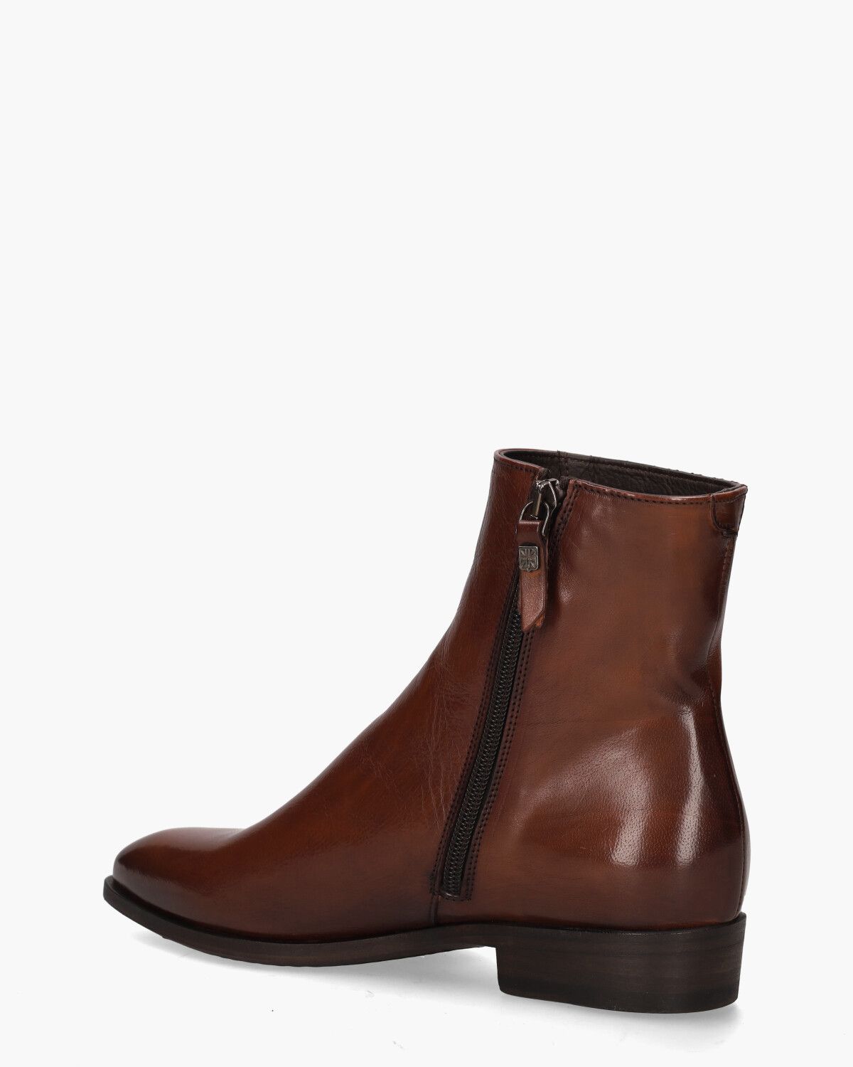 16621 Bruin/Cognac Dames Enkelboots