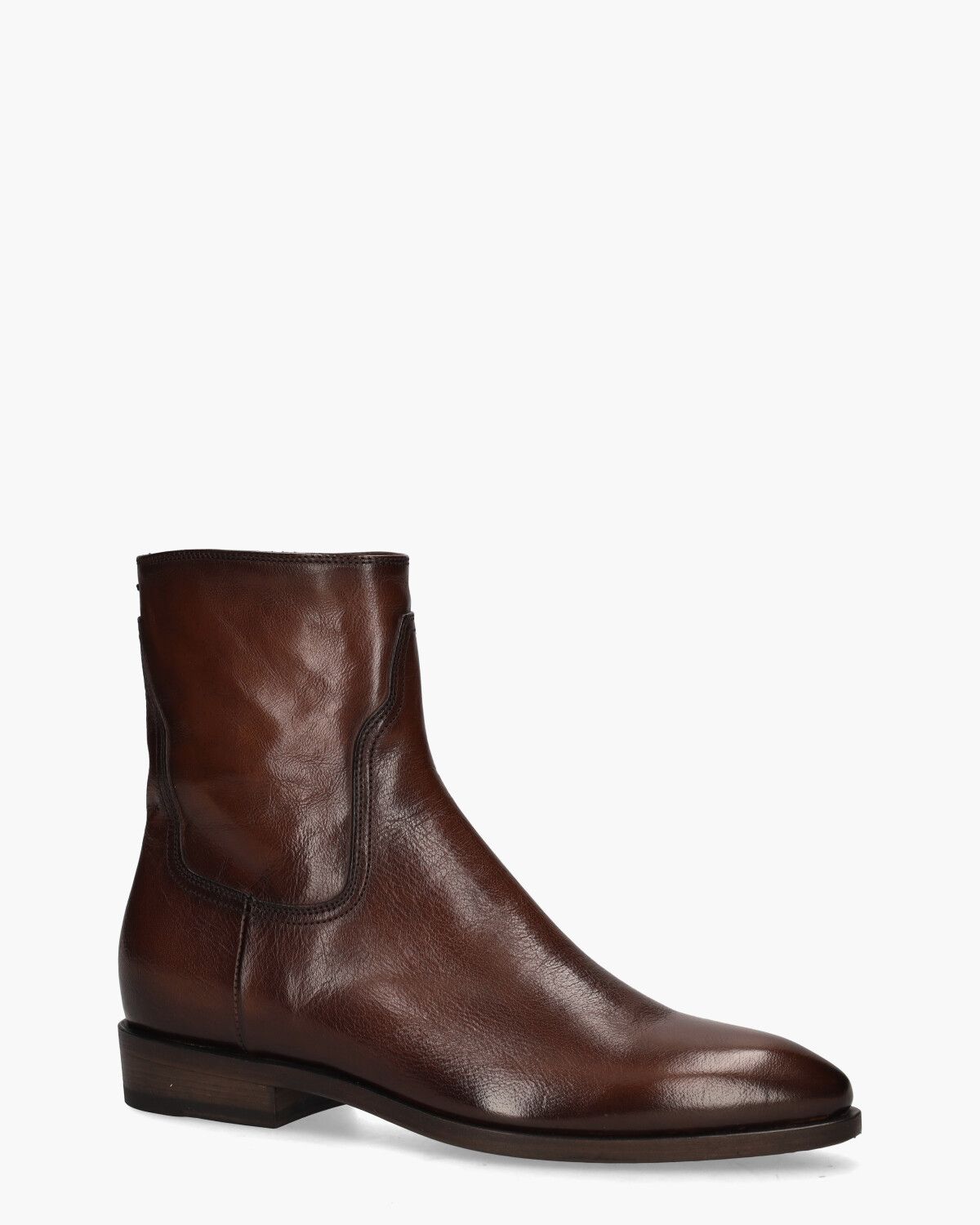 16620F Bruin Dames Enkelboots