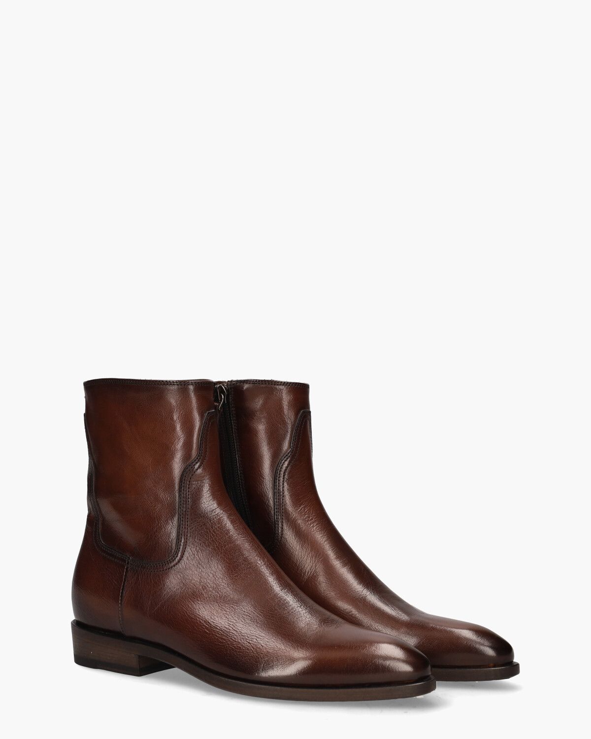 16620F Bruin Dames Enkelboots