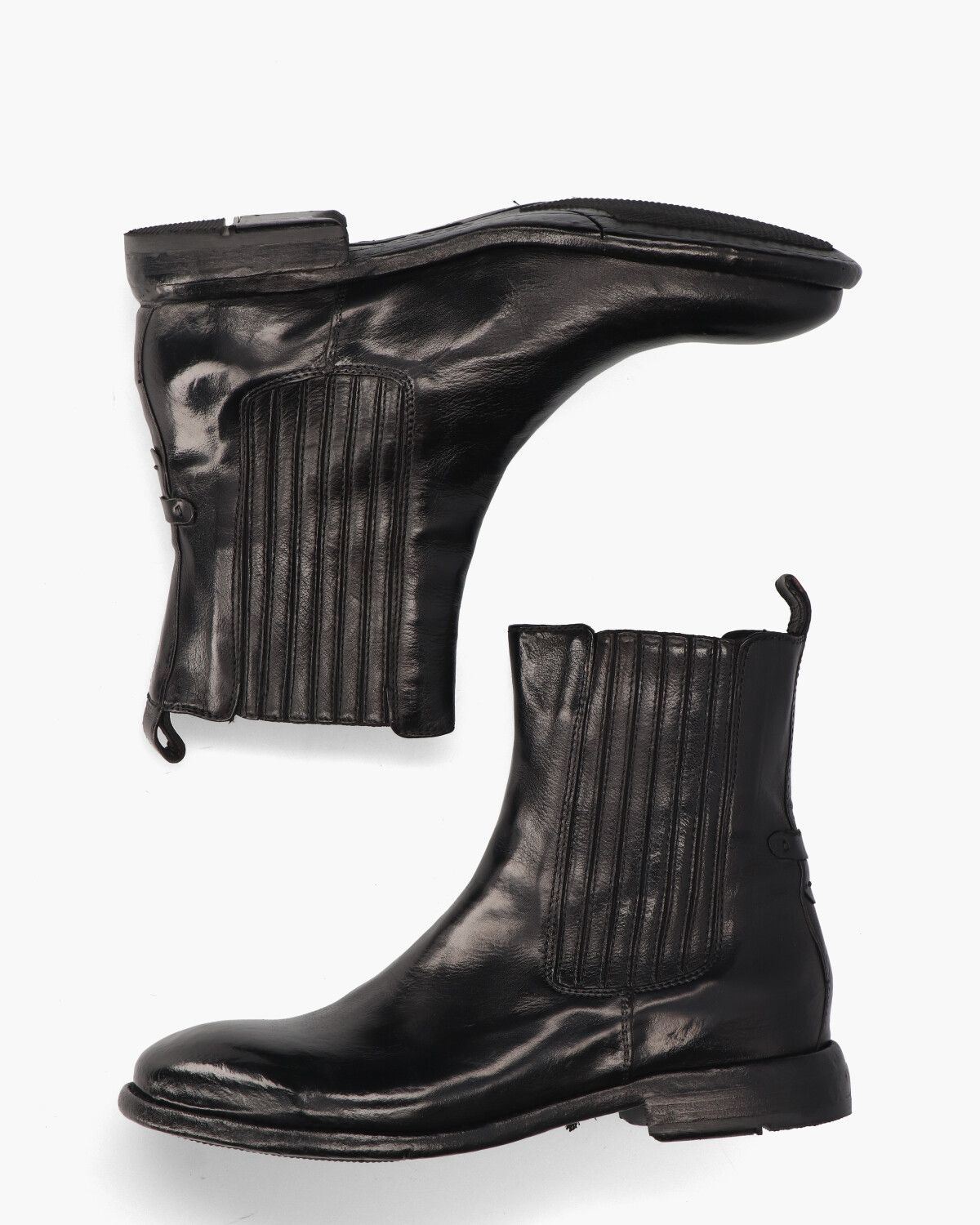 AI46A Zwart Dames Chelseaboots