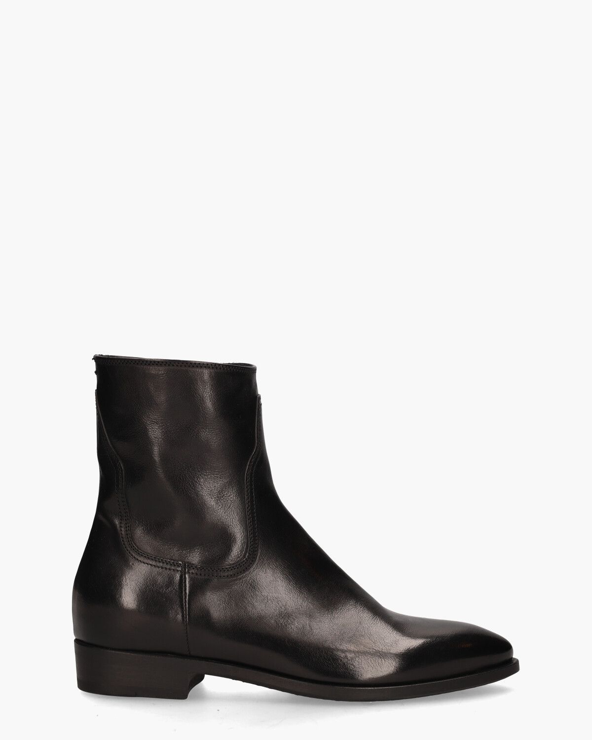 16620F Zwart Dames Enkelboots