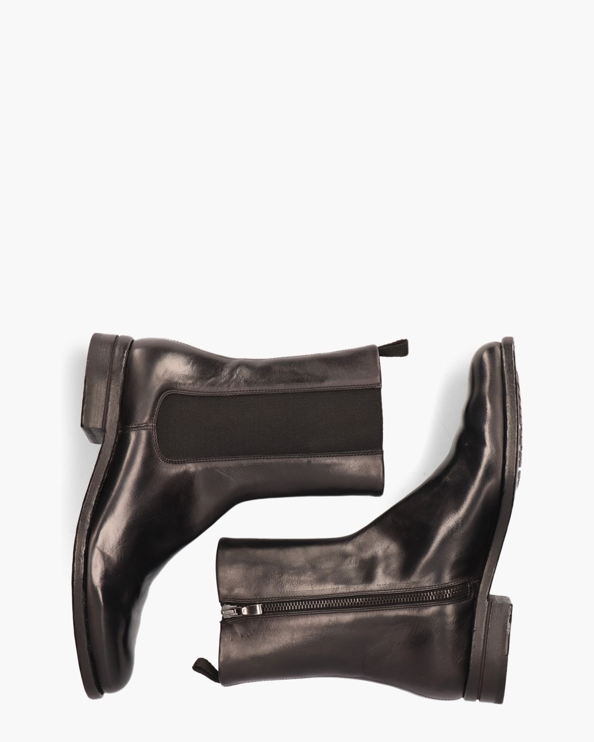 502D Zwart Dames Chelseaboots
