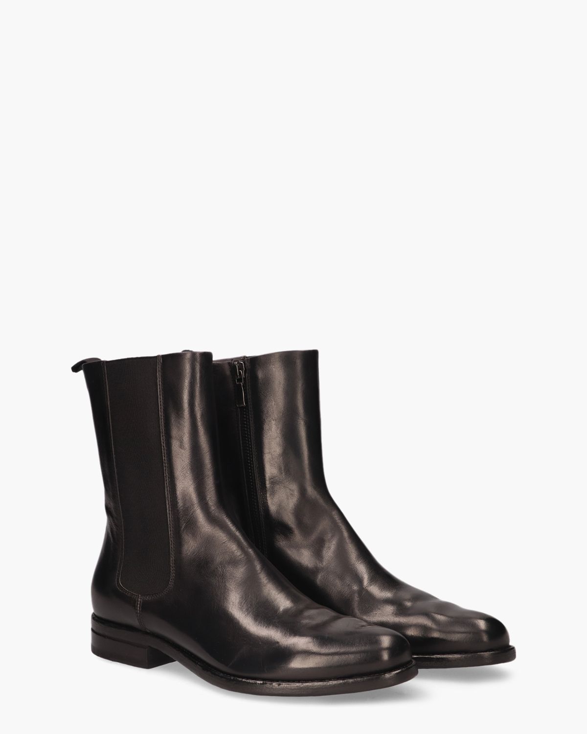502D Zwart Dames Chelseaboots
