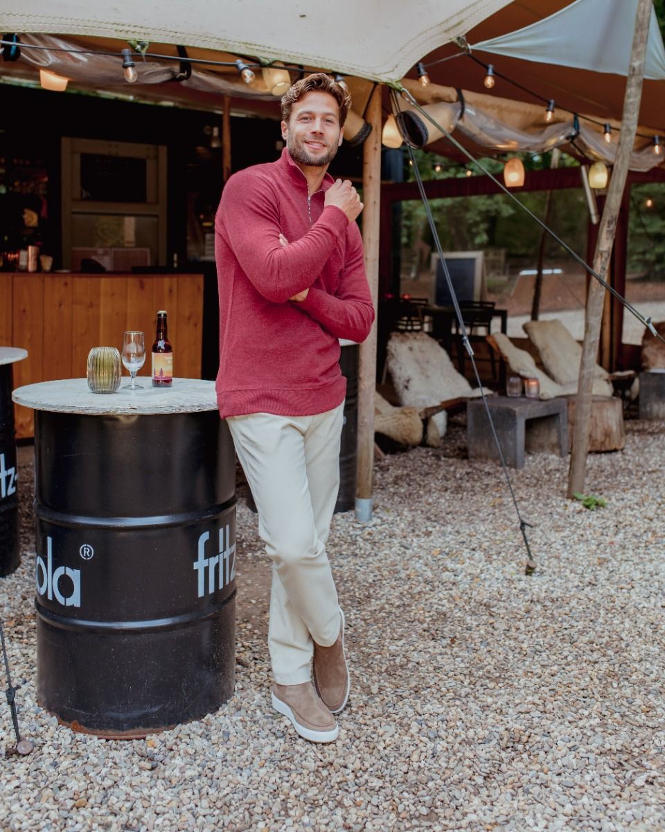 Jiro Vostro Bruin Heren Chelseaboots