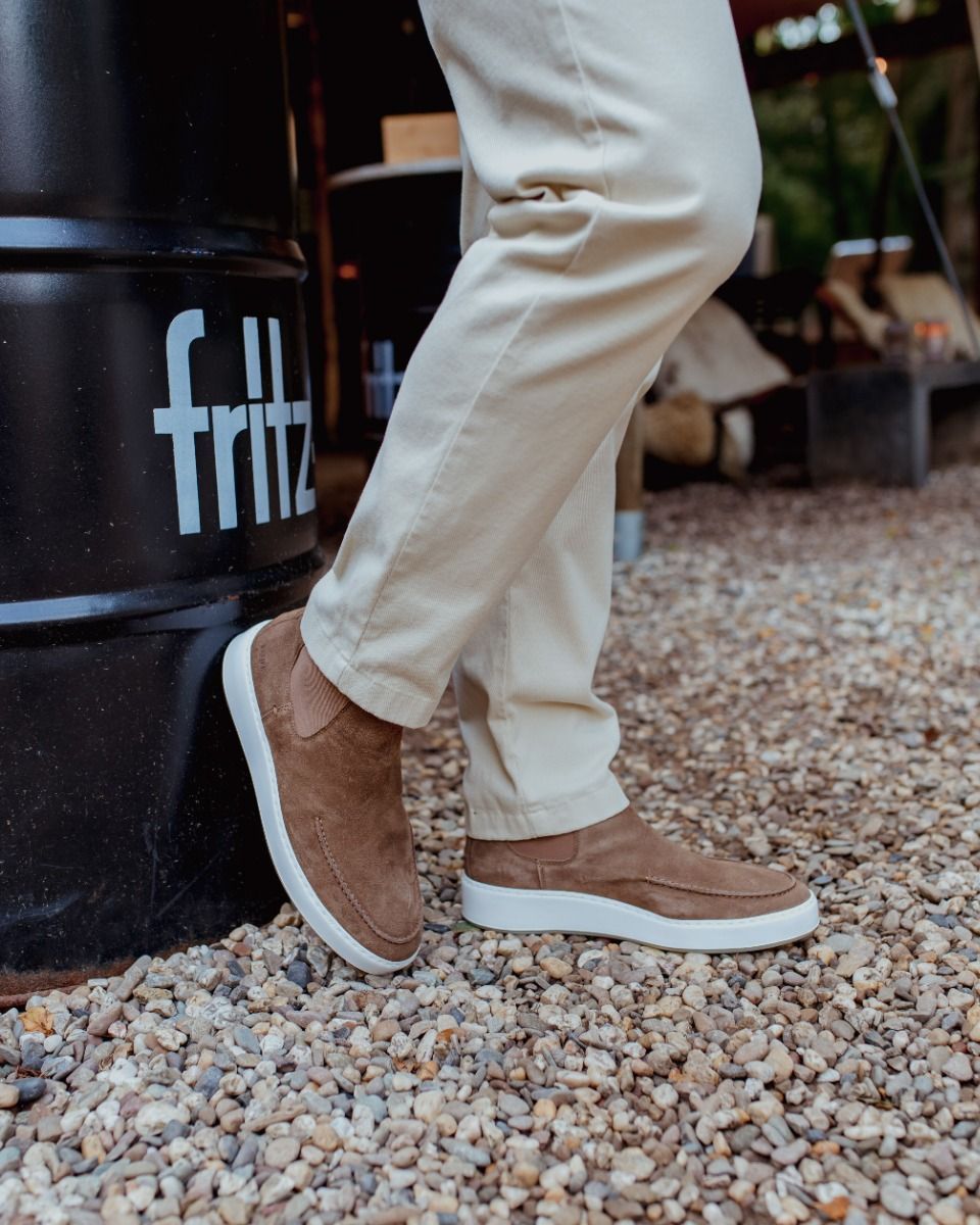 Jiro Vostro Bruin Heren Chelseaboots