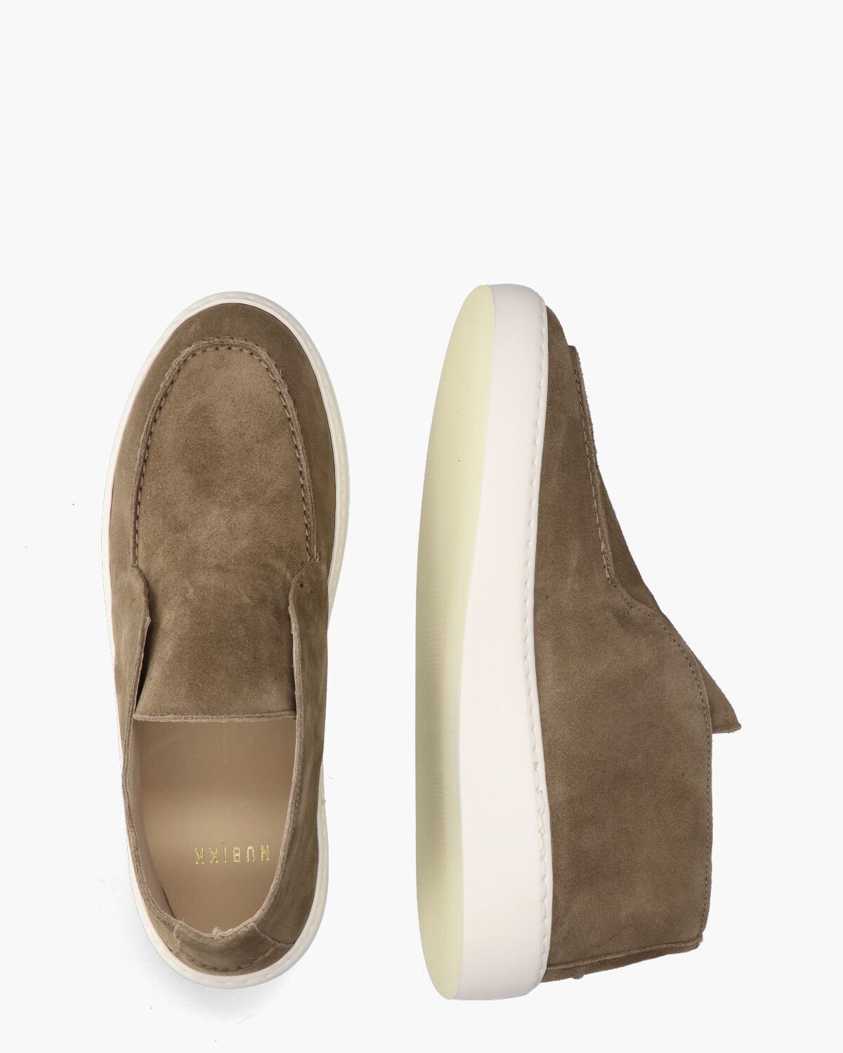 Jiro Suo Taupe Herenloafers