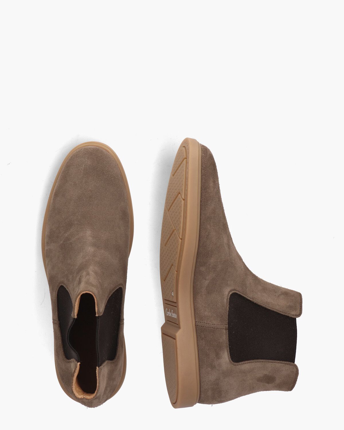 1669 Taupe Heren Chelseaboots