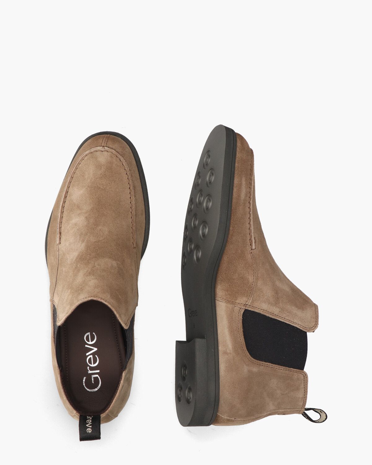 Tufo Taupe Heren Chelseaboots
