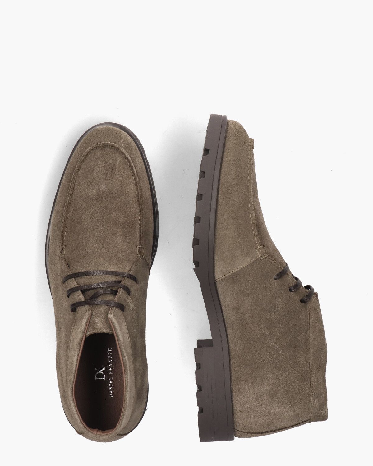 Upton Taupe Heren Veterschoenen