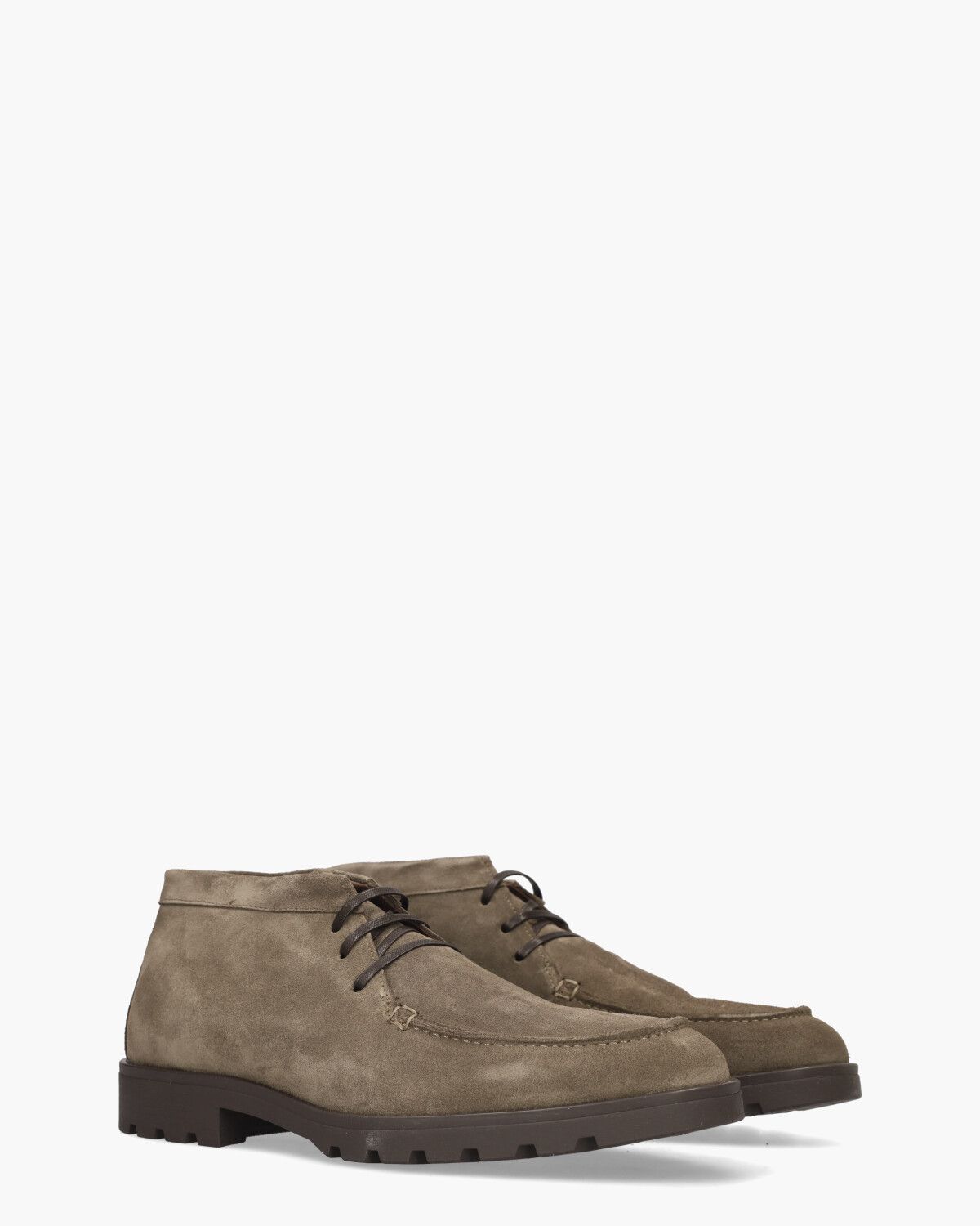 Upton Taupe Heren Veterschoenen