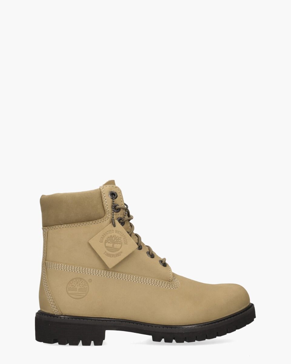 Premium 6 Inch Boot Beige Heren Veterboots