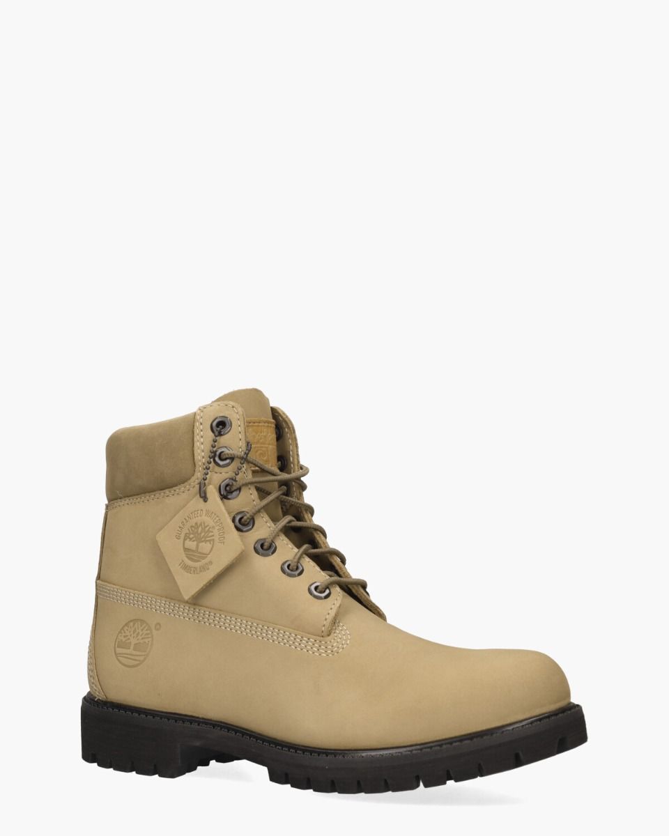 Premium 6 Inch Boot Beige Heren Veterboots