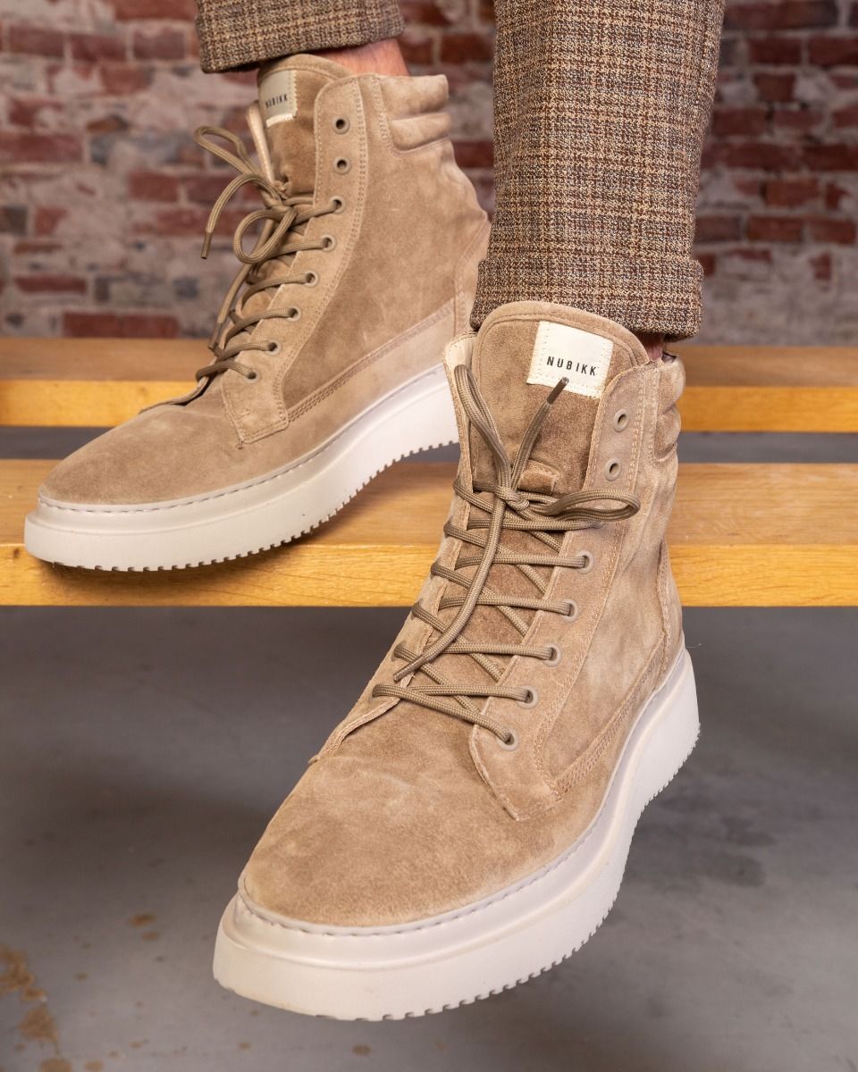 Jonah Dune Taupe Heren Veterboots