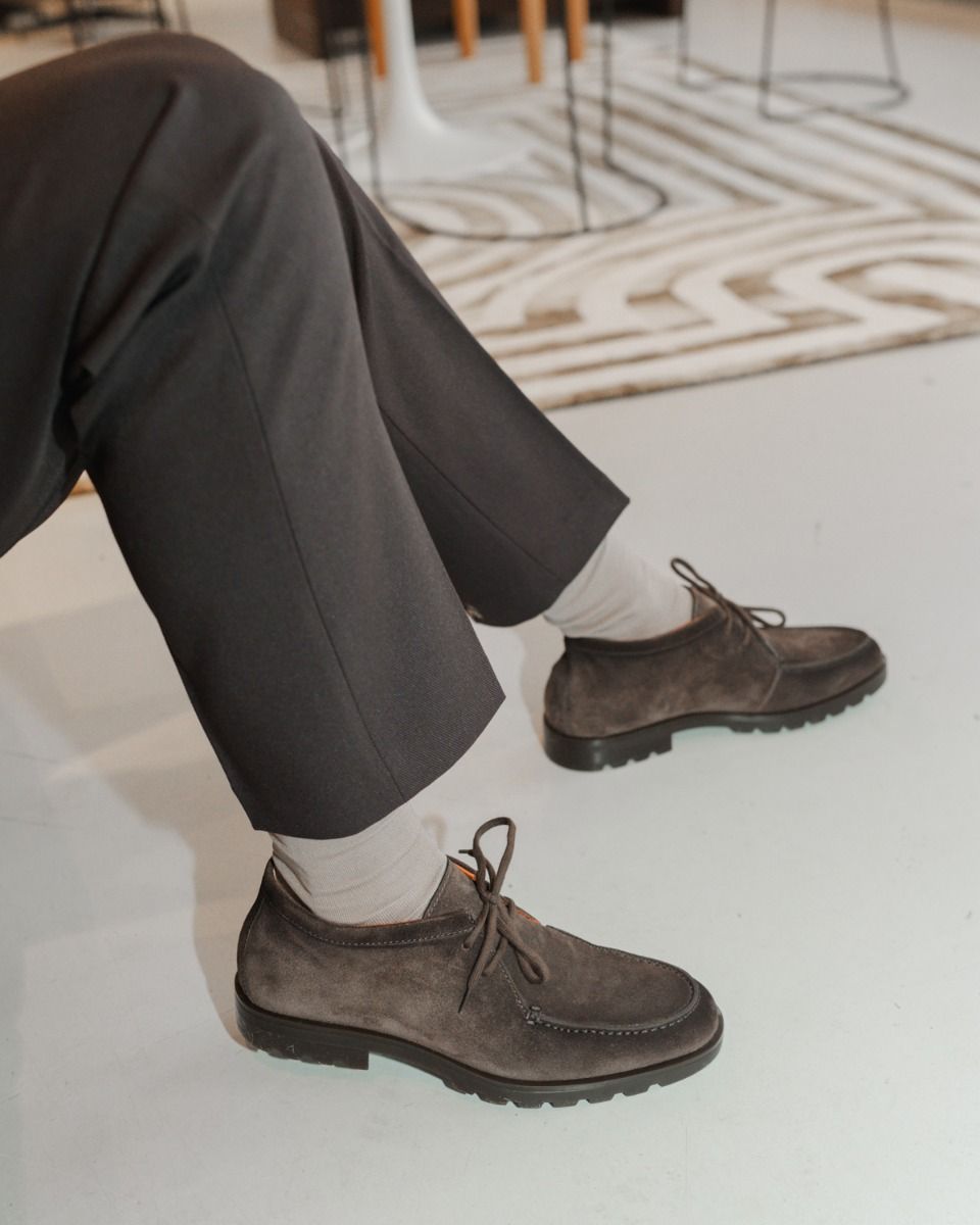 18609 Donkerbruin Heren Veterboots