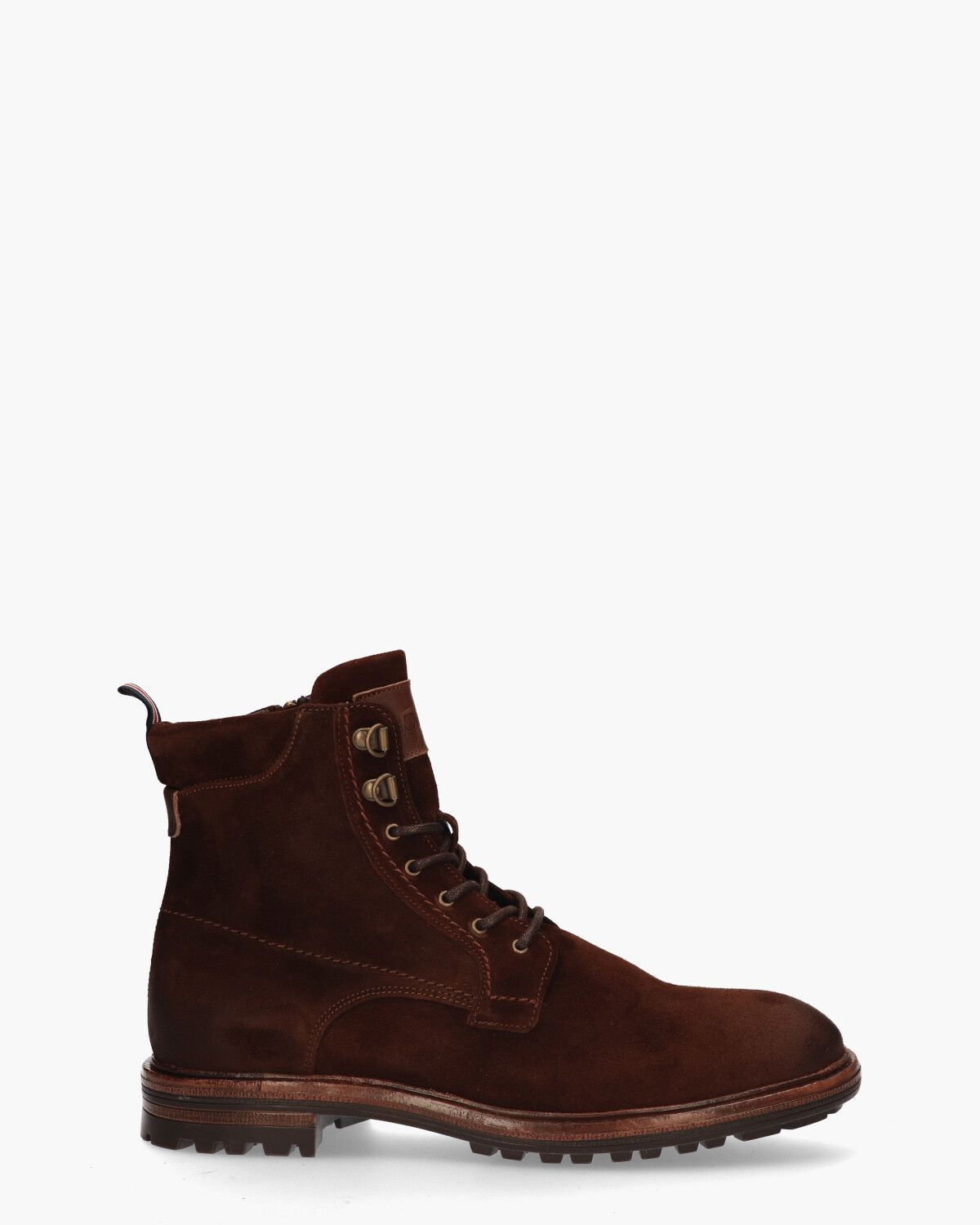 2245355 Donkerbruin Heren Veterboots