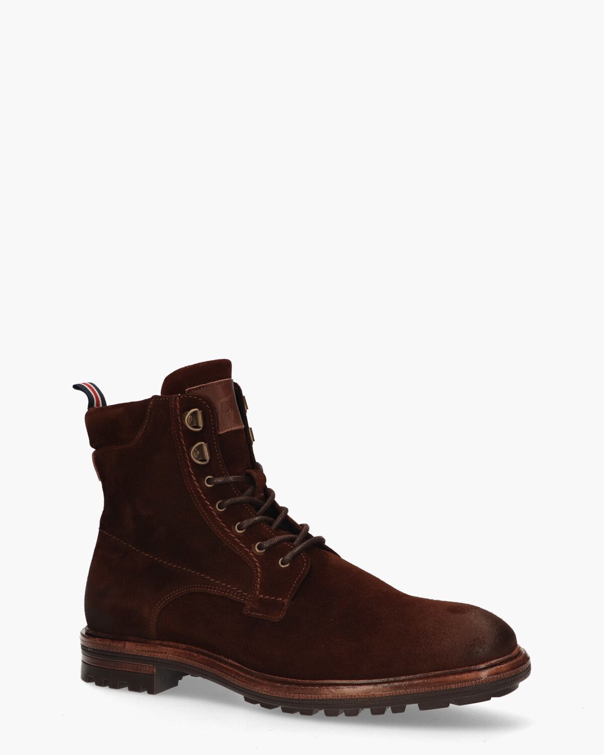 2245355 Donkerbruin Heren Veterboots