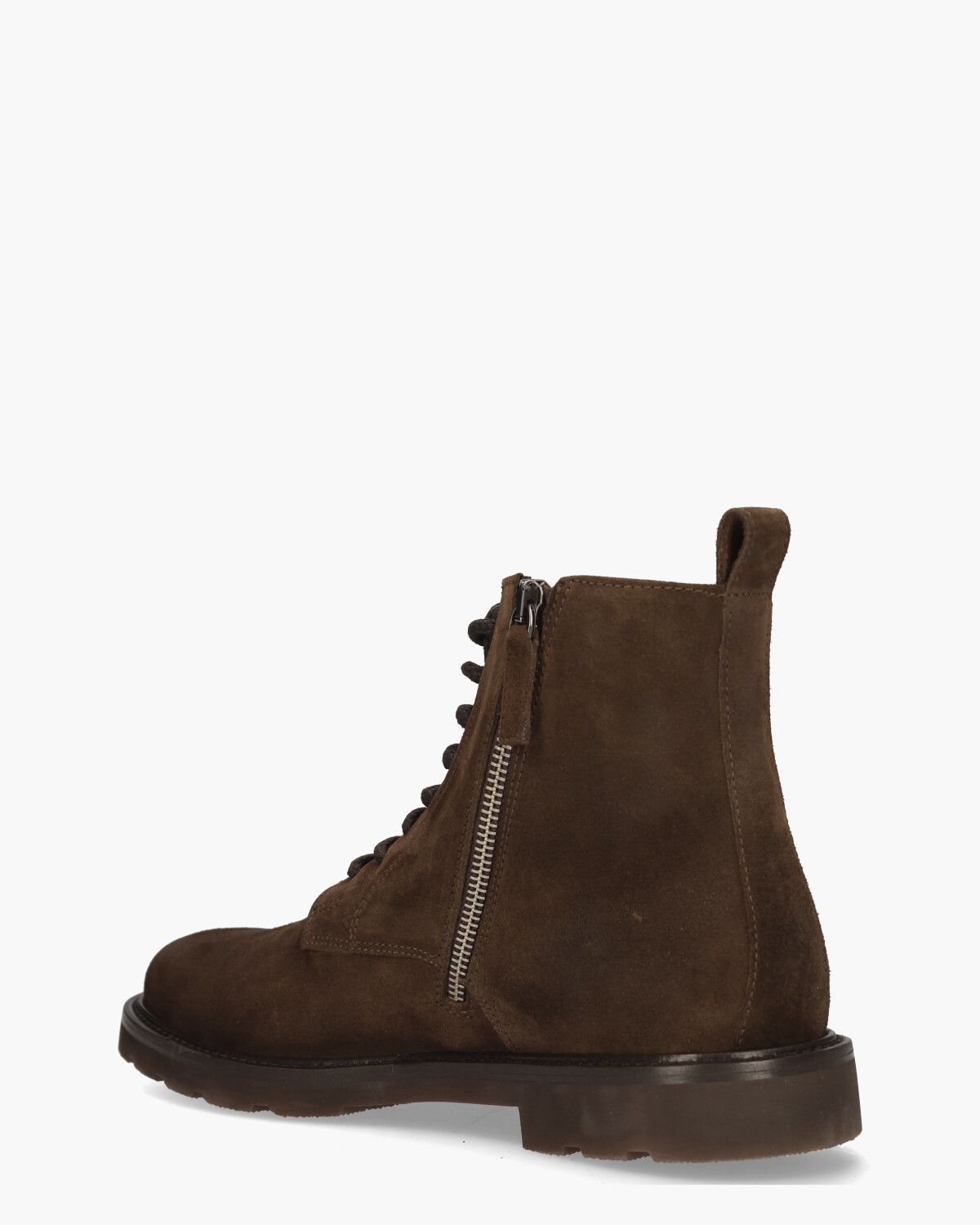 798-02 Donkerbruin Heren Veterboots
