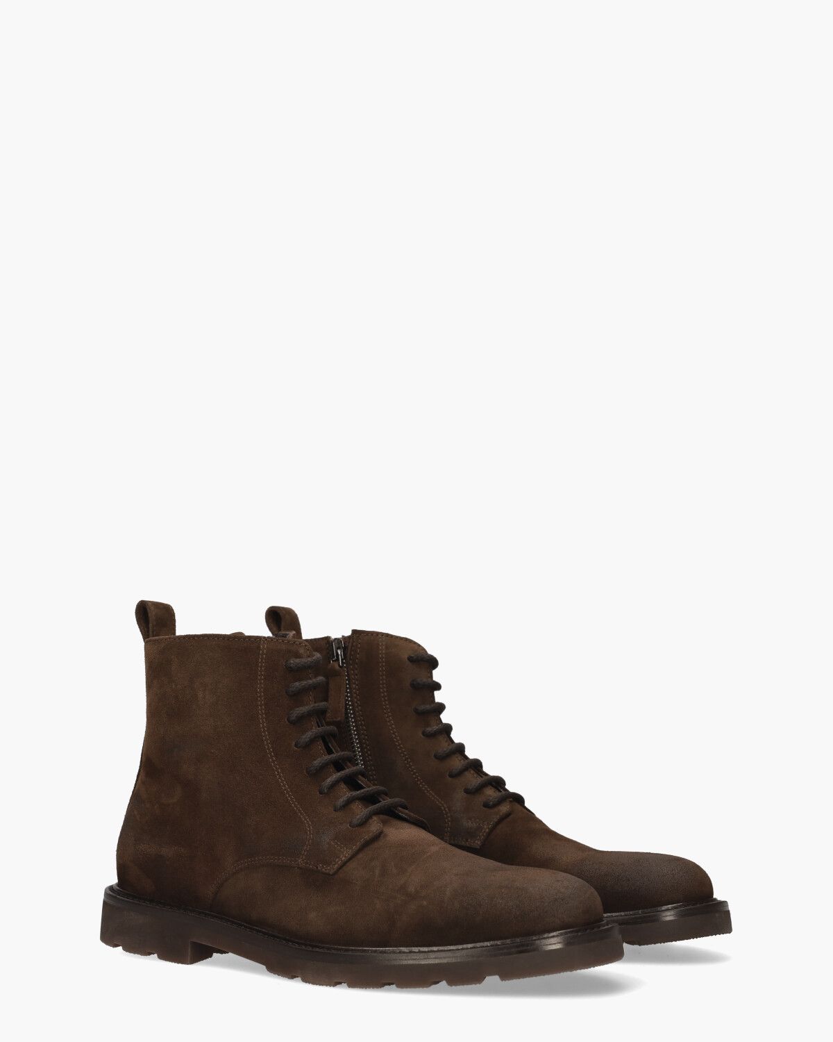 798-02 Donkerbruin Heren Veterboots
