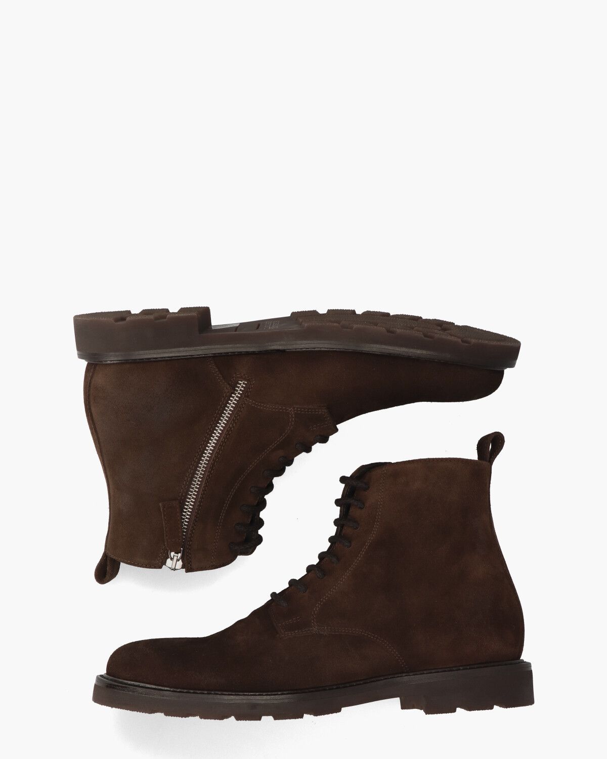 798-02 Donkerbruin Heren Veterboots