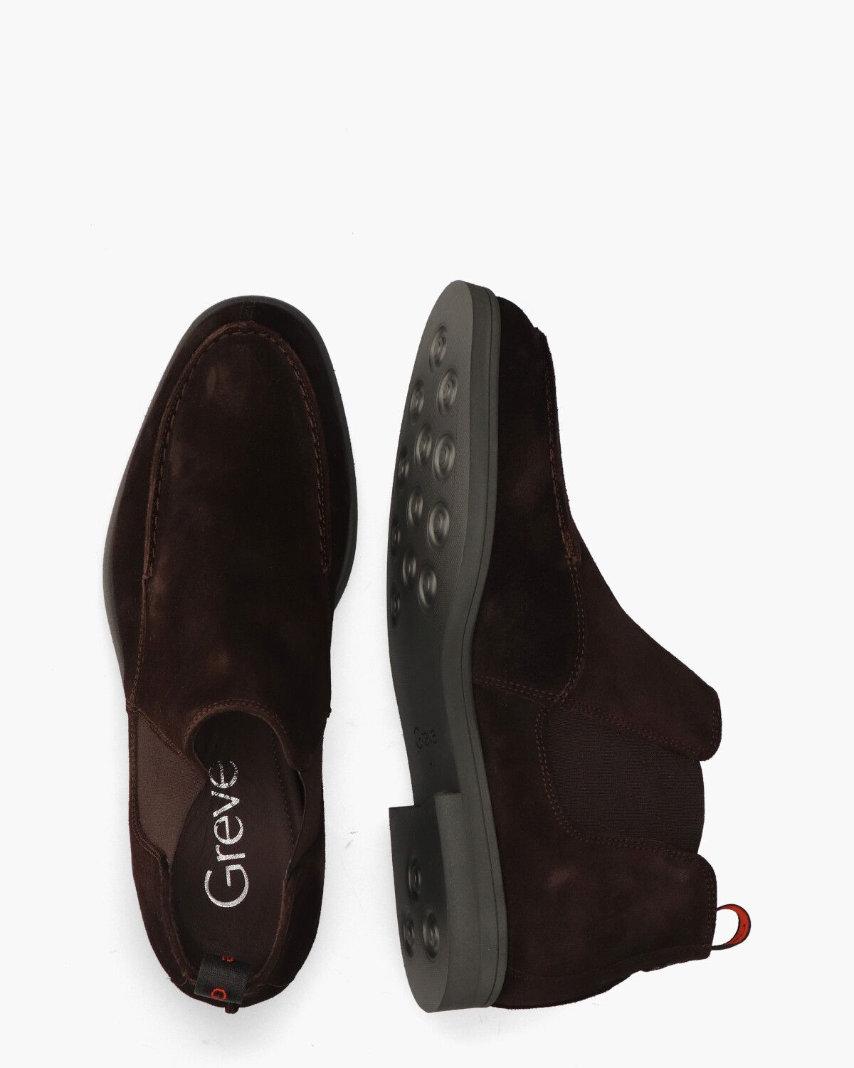 Tufo Donkerbruin Heren Chelseaboots
