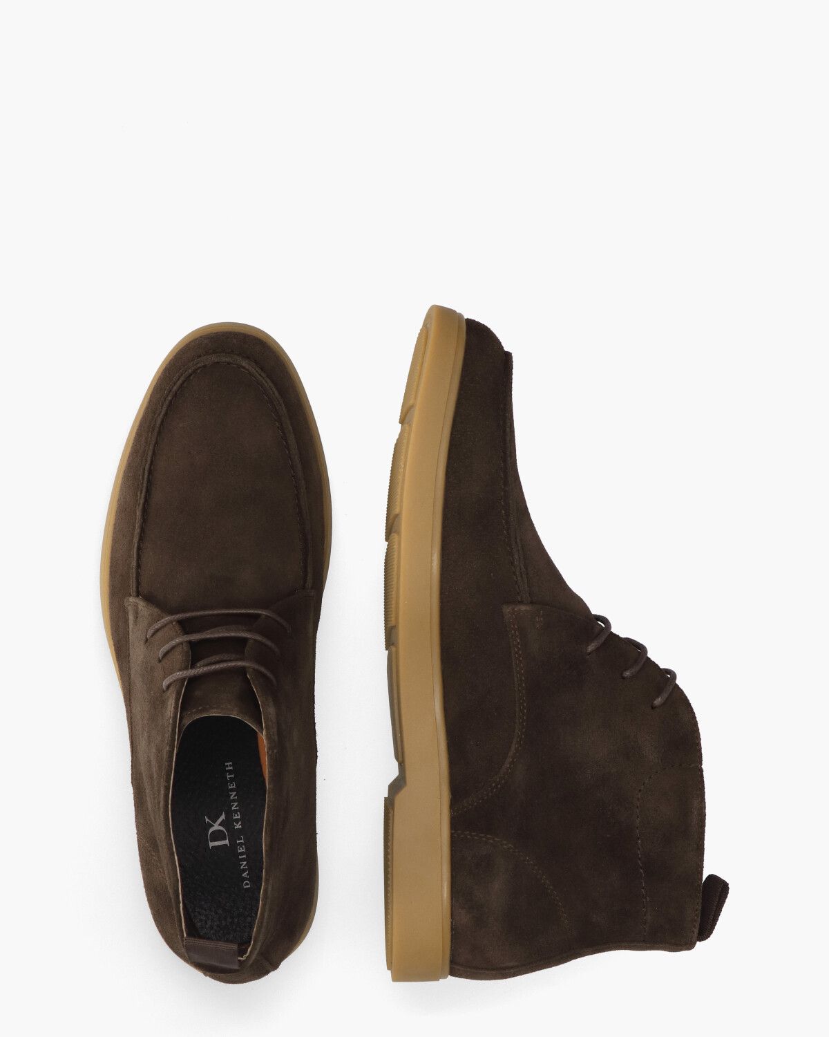 Yuki Donkerbruin Heren Veterschoenen