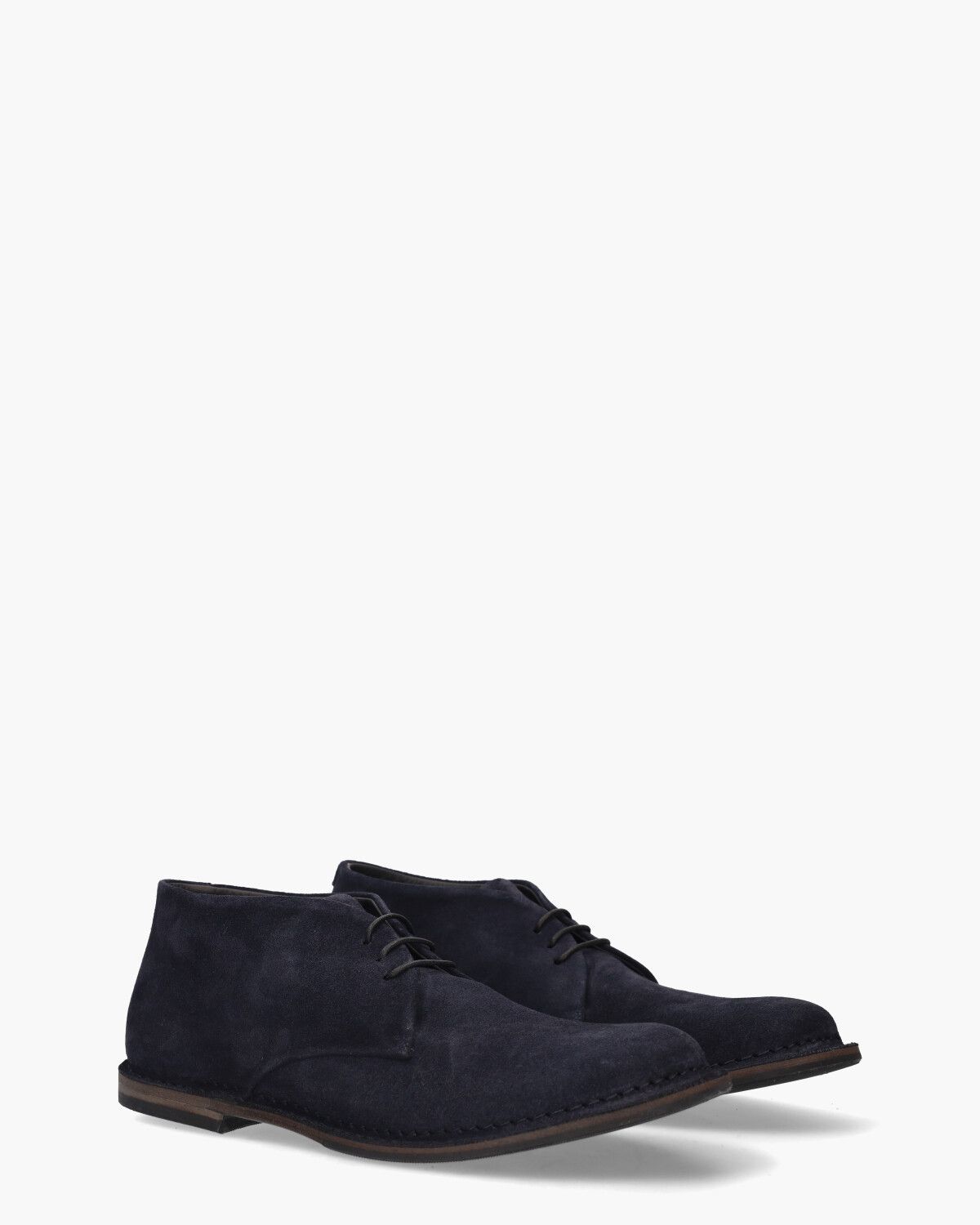 17500A Donkerblauw Heren Veterboots