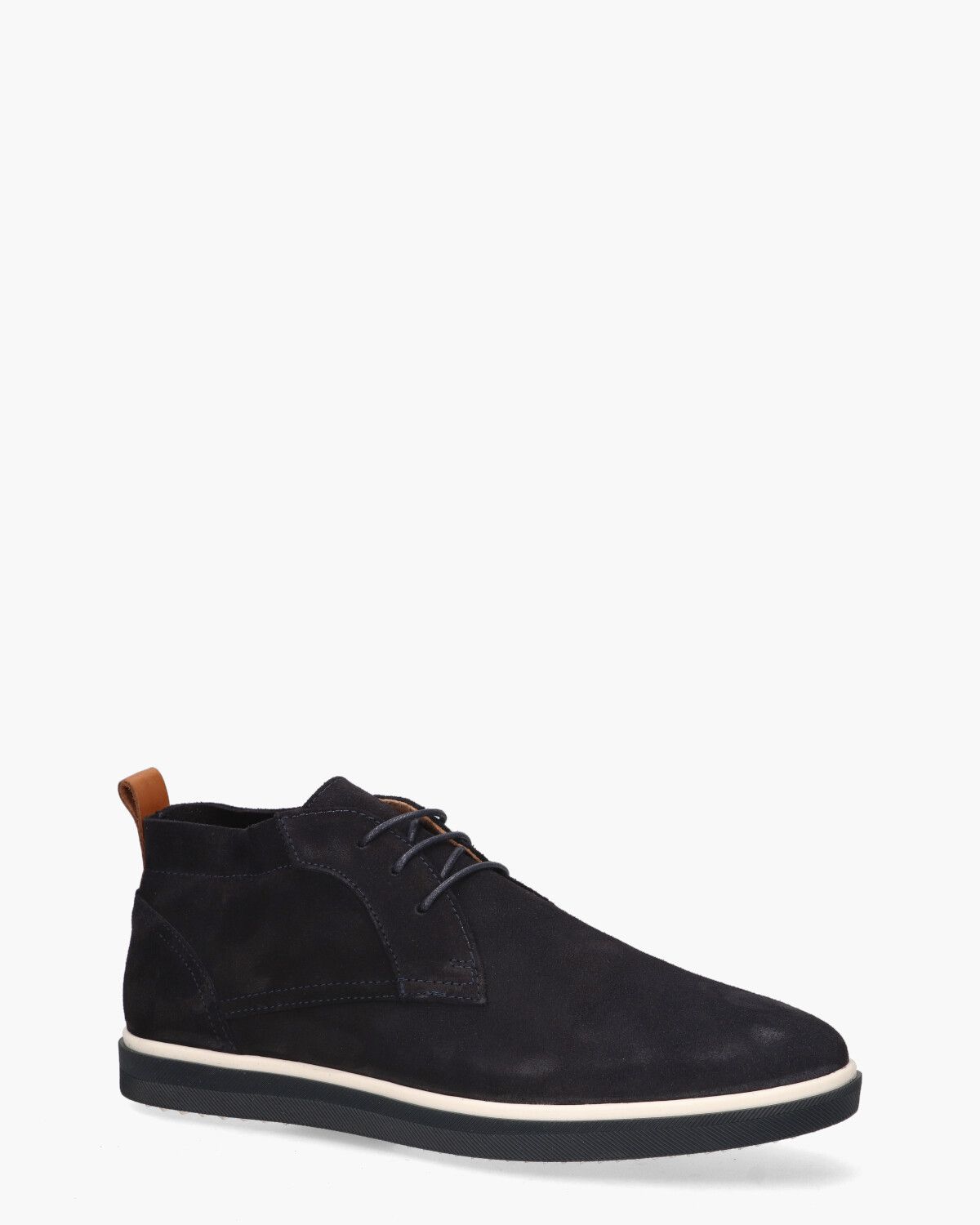 Ortega Donkerblauw Heren Veterboots