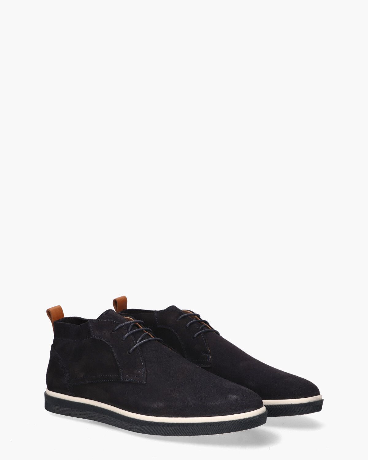 Ortega Donkerblauw Heren Veterboots