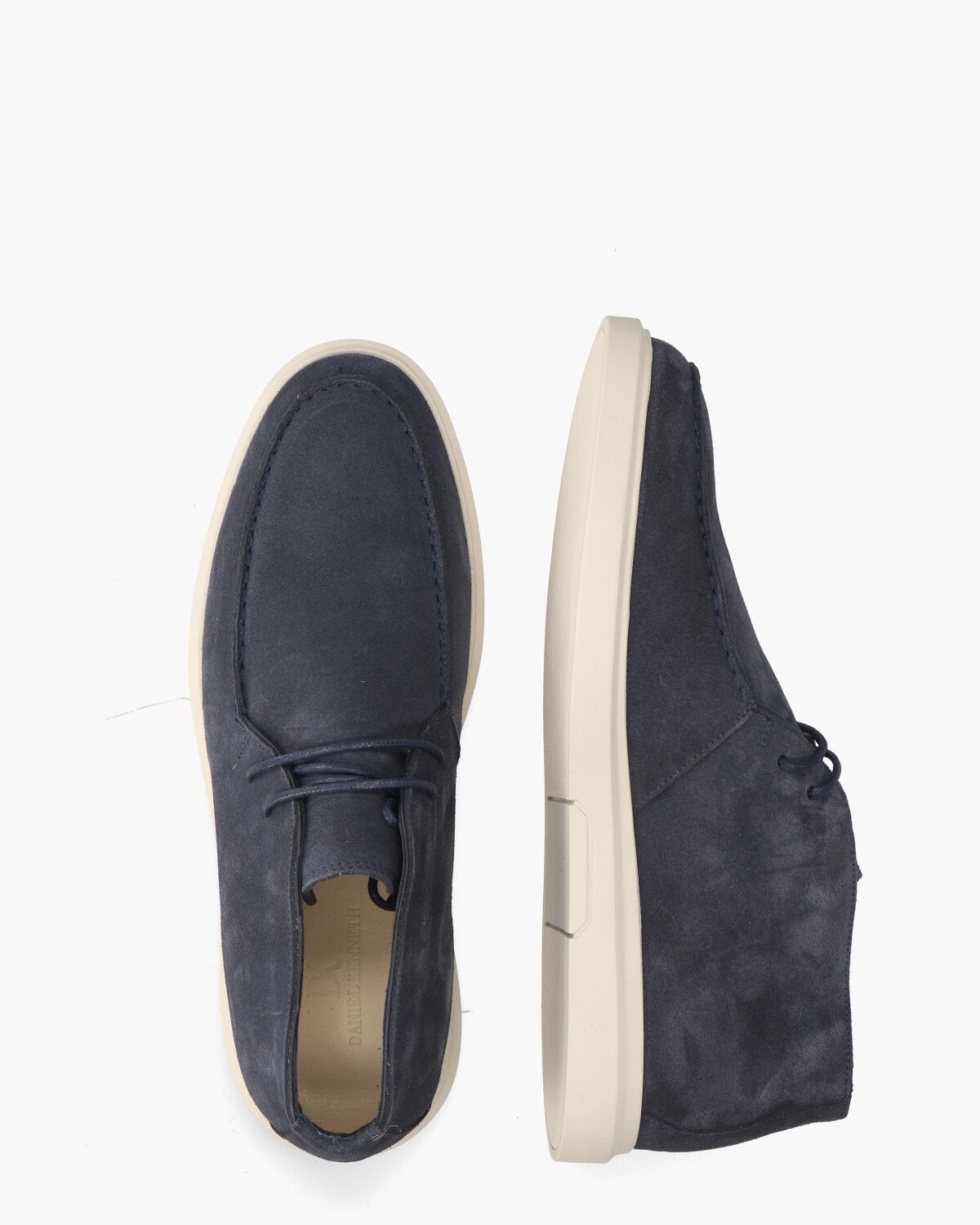 Waylon Donkerblauw Heren Veterschoenen