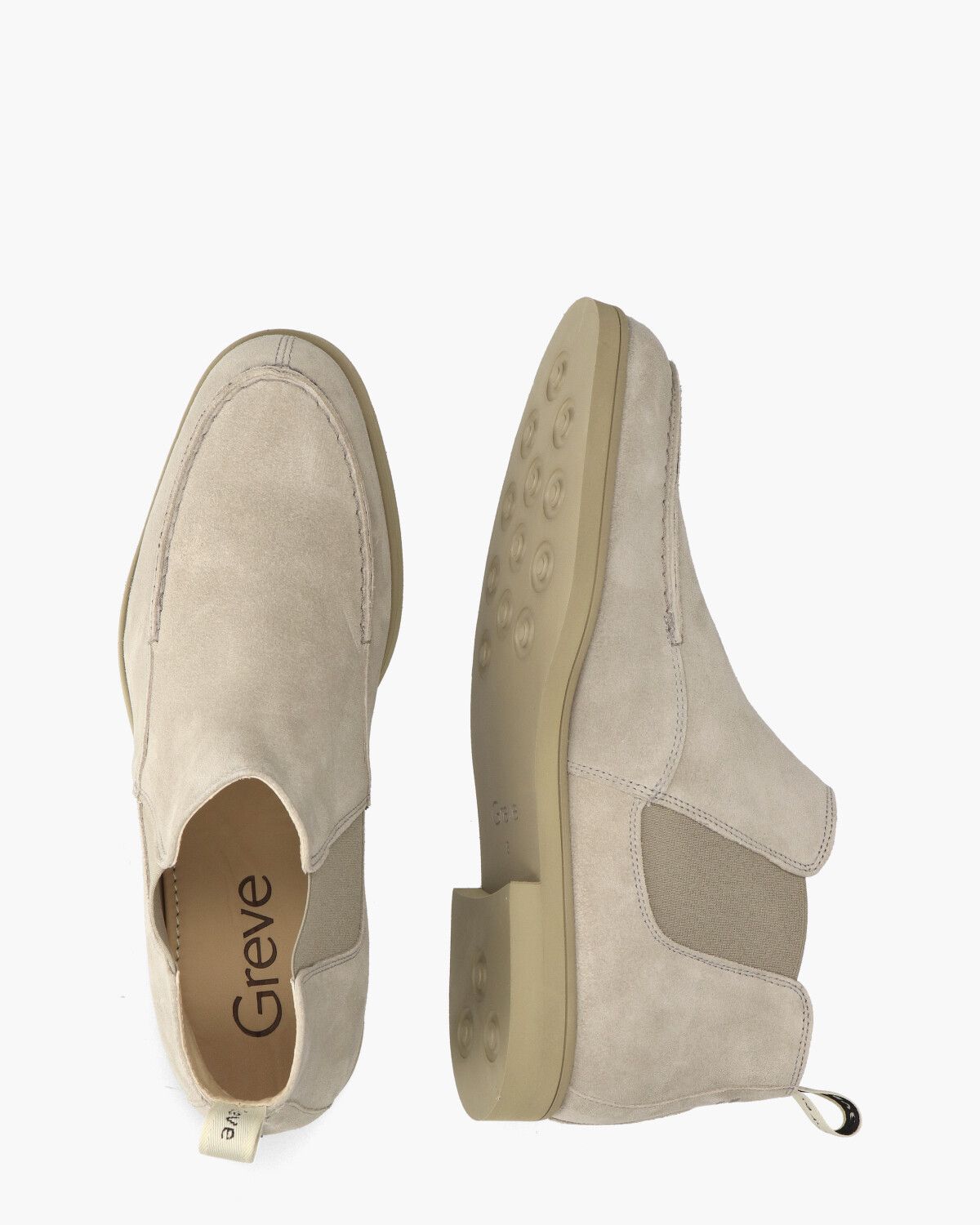 Tufo Lichtgrijs Heren Chelseaboots