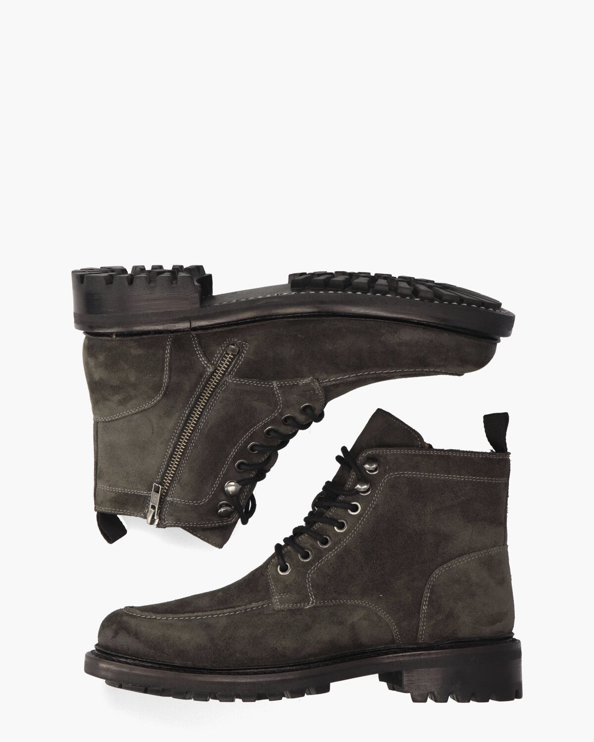 Ubay Grijs Heren Veterboots