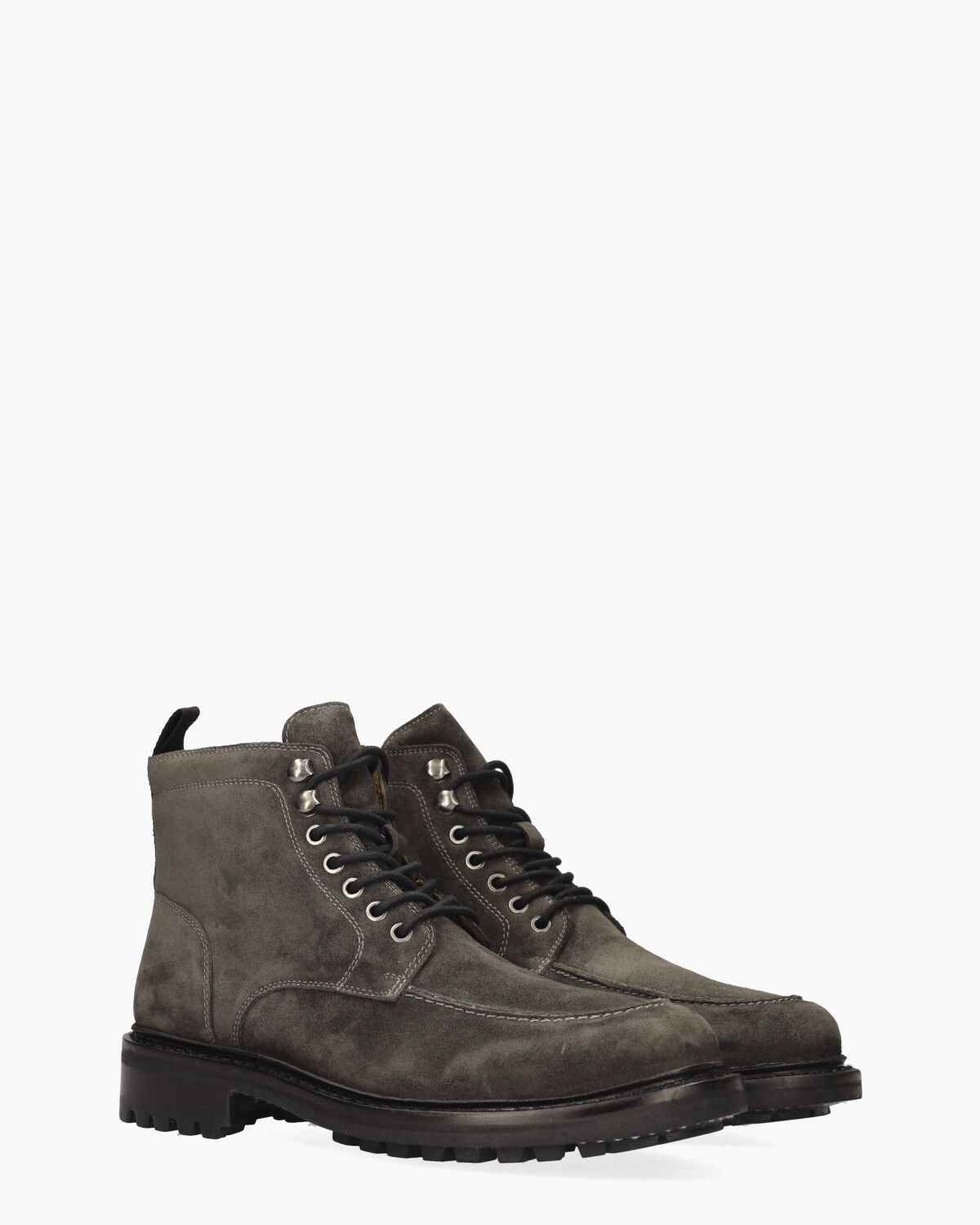 Ubay Grijs Heren Veterboots