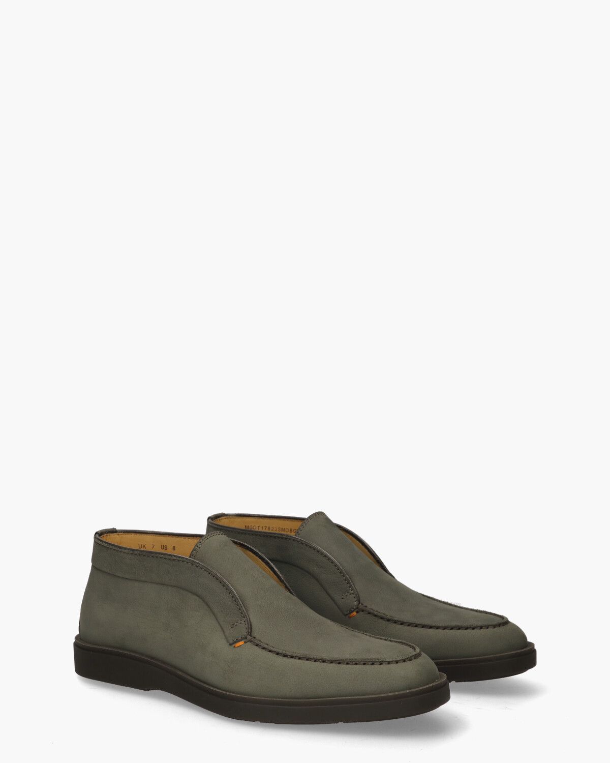 17823 Donkergroen Herenloafers