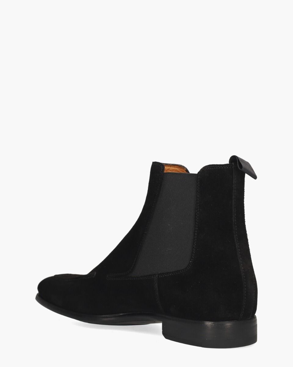 25474 Zwart Heren Chelseaboots