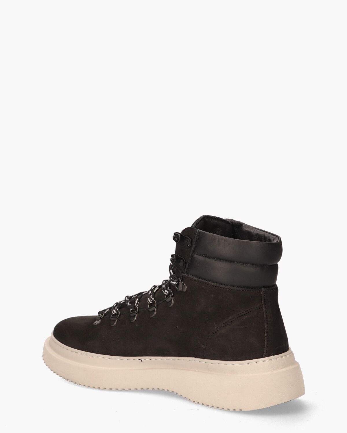 Murray Nub Zwart Heren Veterboots