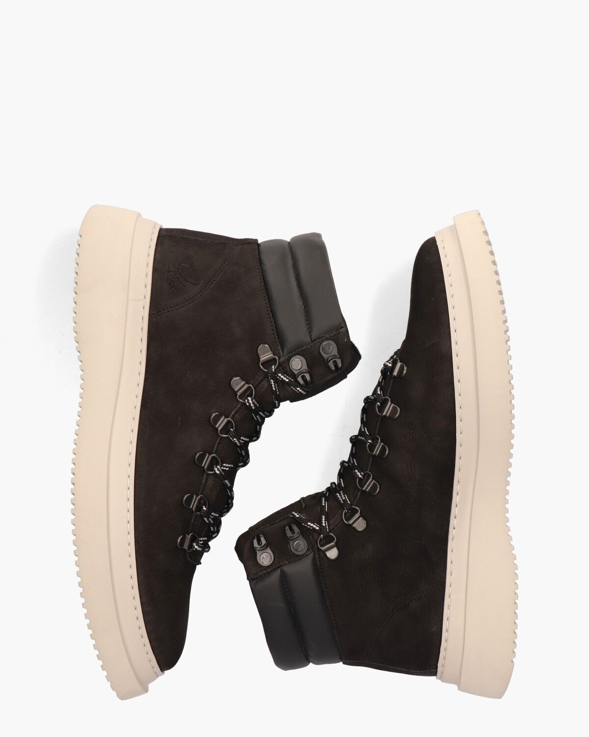 Murray Nub Zwart Heren Veterboots