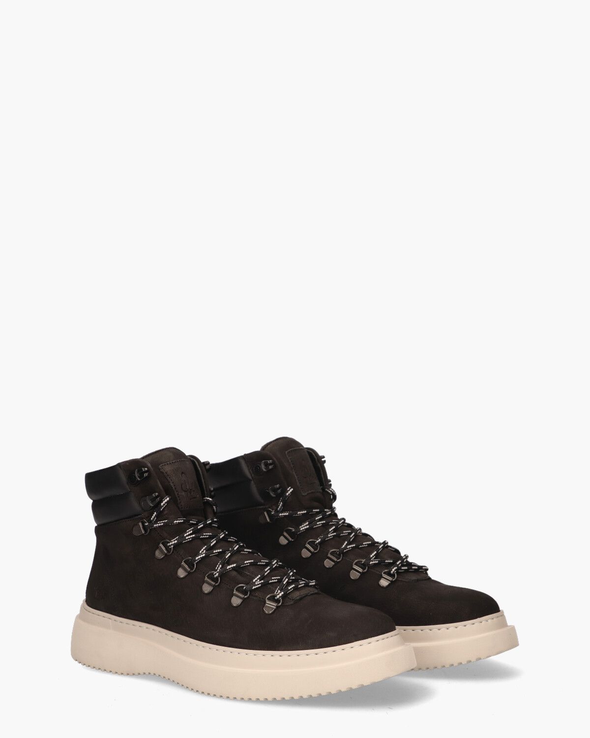 Murray Nub Zwart Heren Veterboots