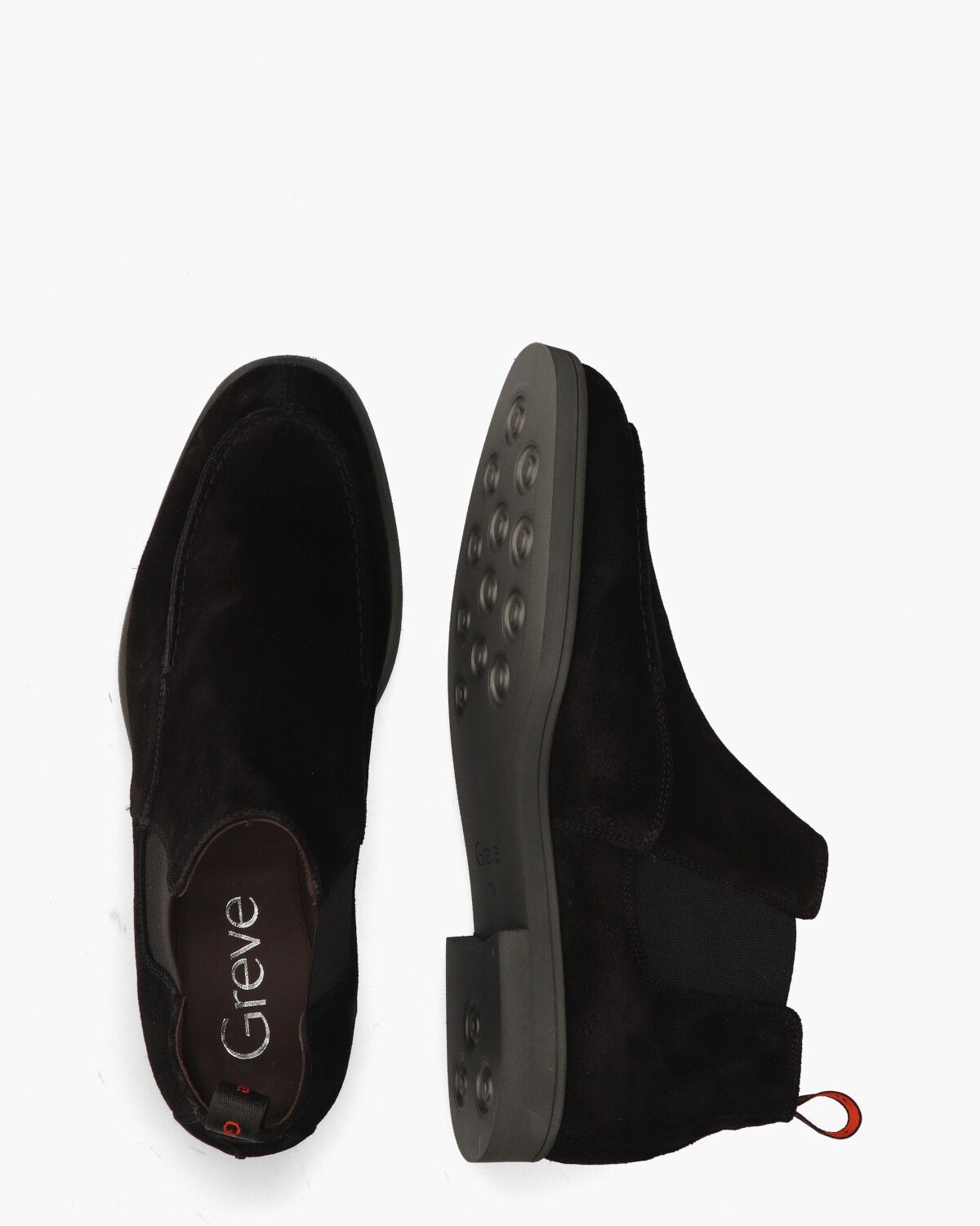 Tufo Zwart Heren Chelseaboots