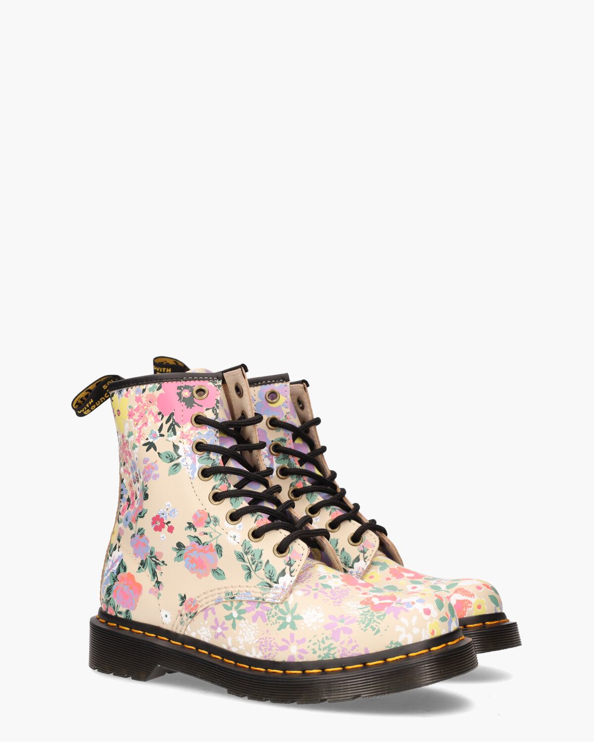 1460 Floral Mash Up Multicolor Dames Veterboots