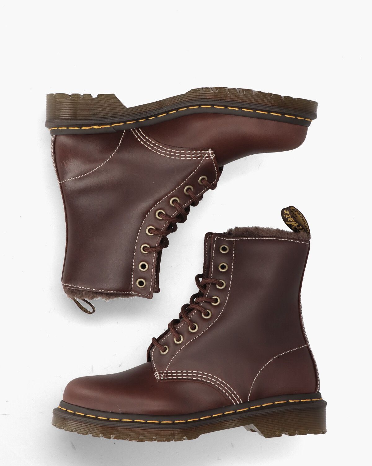 1460 Serena Donkerbruin Dames Veterboots