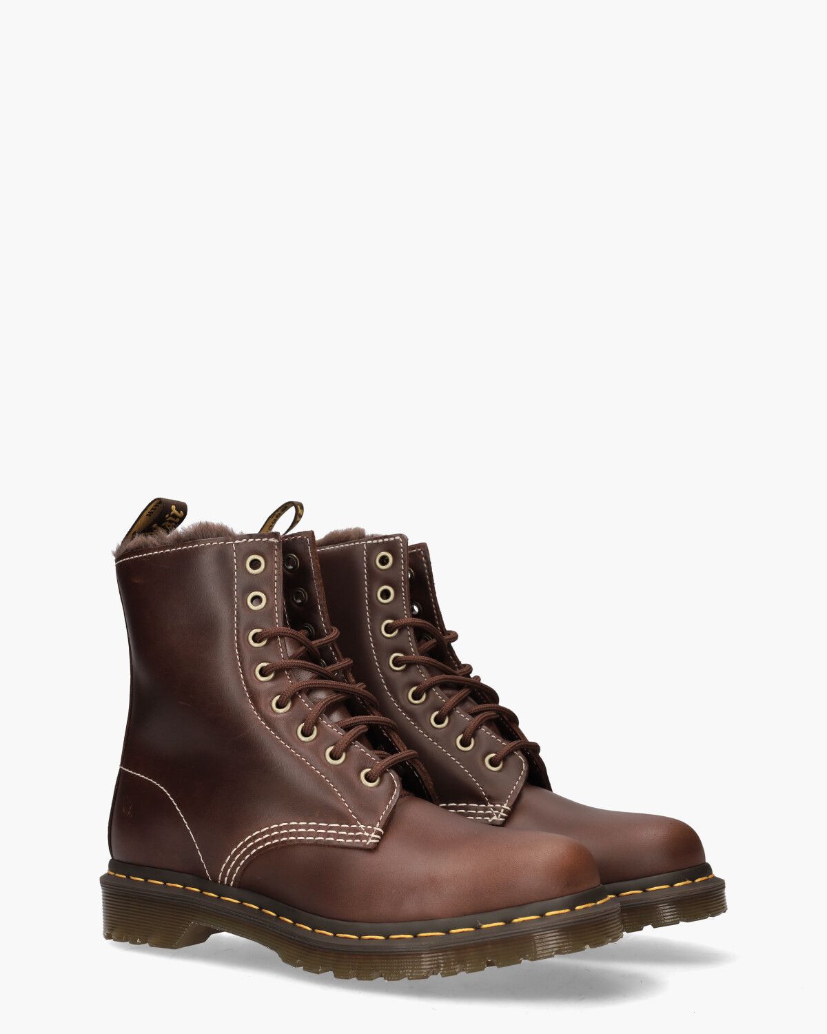 1460 Serena Donkerbruin Dames Veterboots
