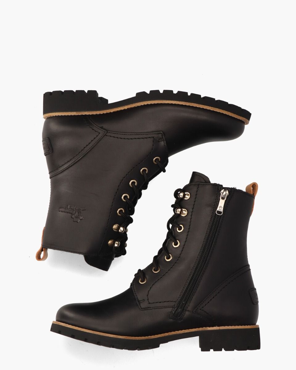 Fara Igloo Travelling B1 Zwart Dames Veterboots