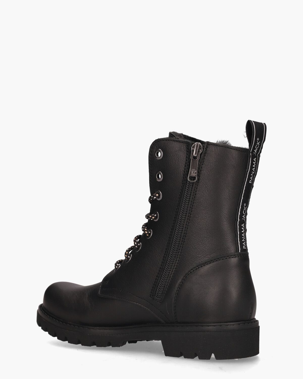 Frisia B1 Zwart Dames Veterboots
