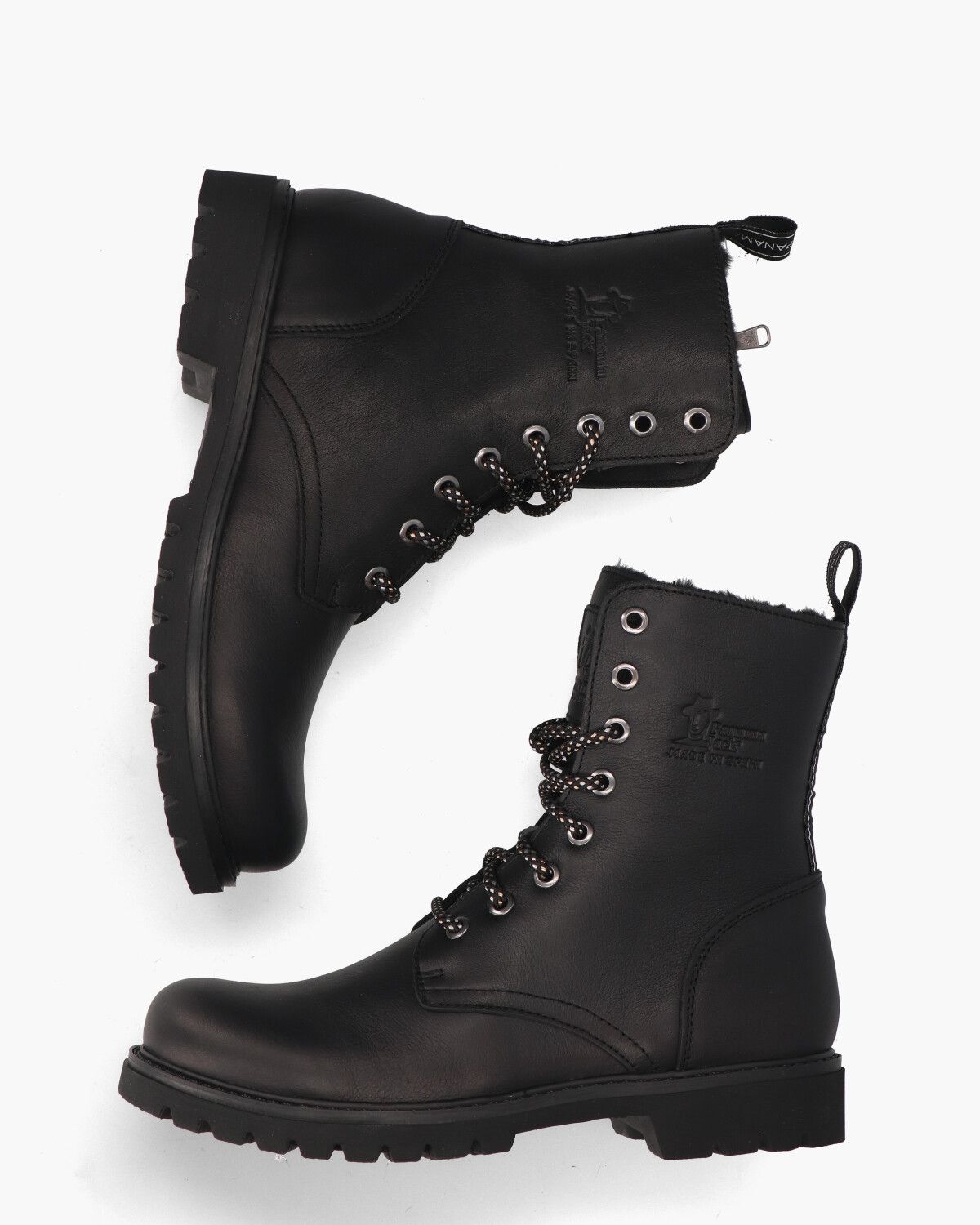 Frisia B1 Zwart Dames Veterboots