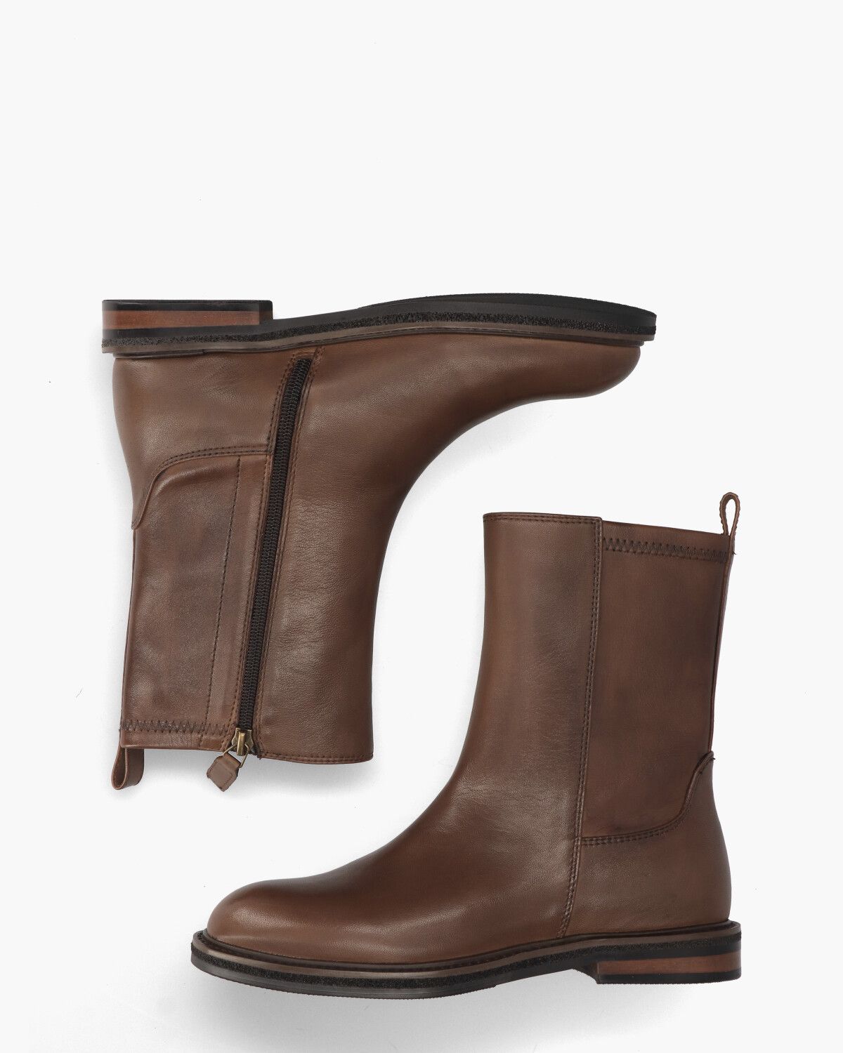 Alba-Ma V.3 Bruin Dames Enkelboots
