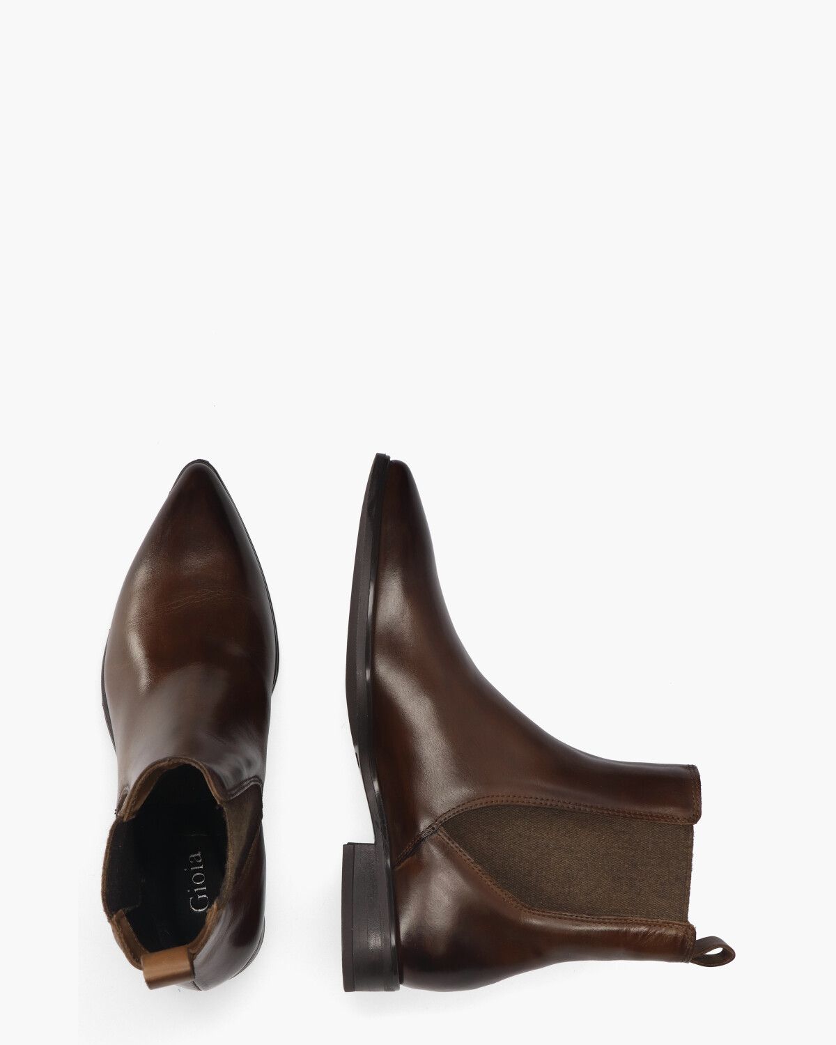 Vasiliki Donkerbruin Dames Chelseaboots