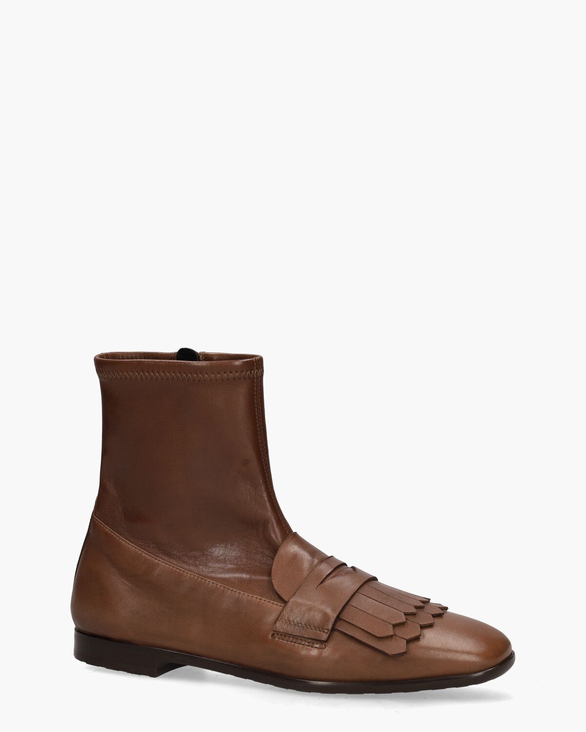 9889 Bruin Dames Enkelboots