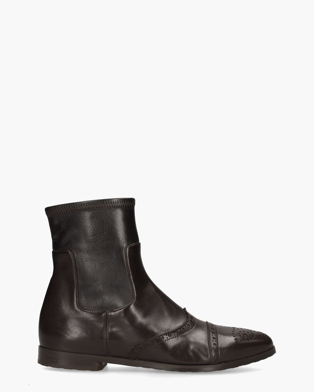 9016 Donkerbruin Dames Enkelboots