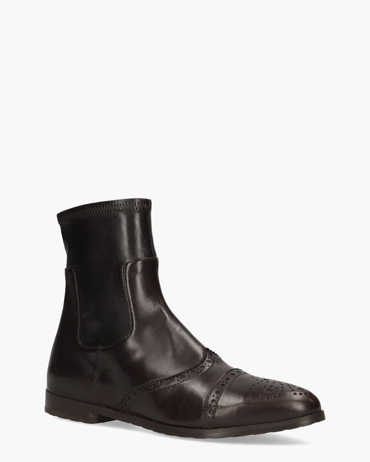 9016 Donkerbruin Dames Enkelboots