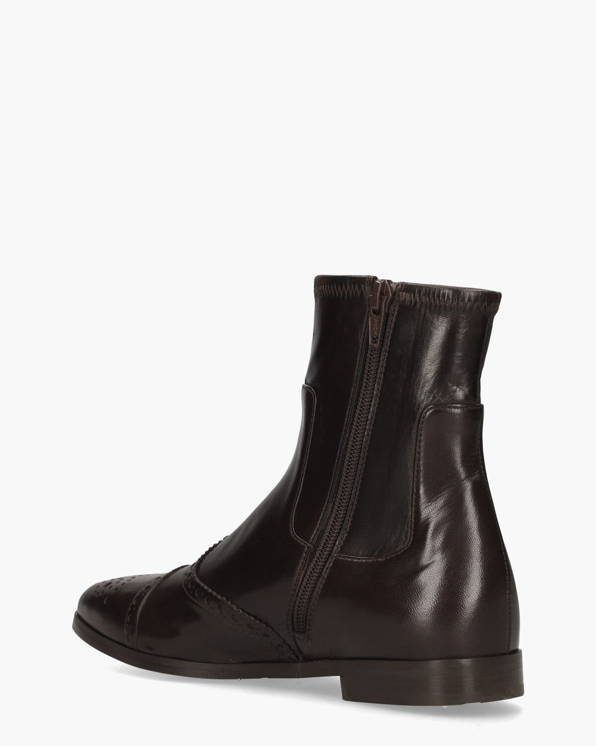 9016 Donkerbruin Dames Enkelboots